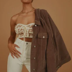 Binx Longline Cord Jacket - Smoke -Stylo Craze Sales Store e25ac5390fb142f4a15b59acf8e8ea22 scaled