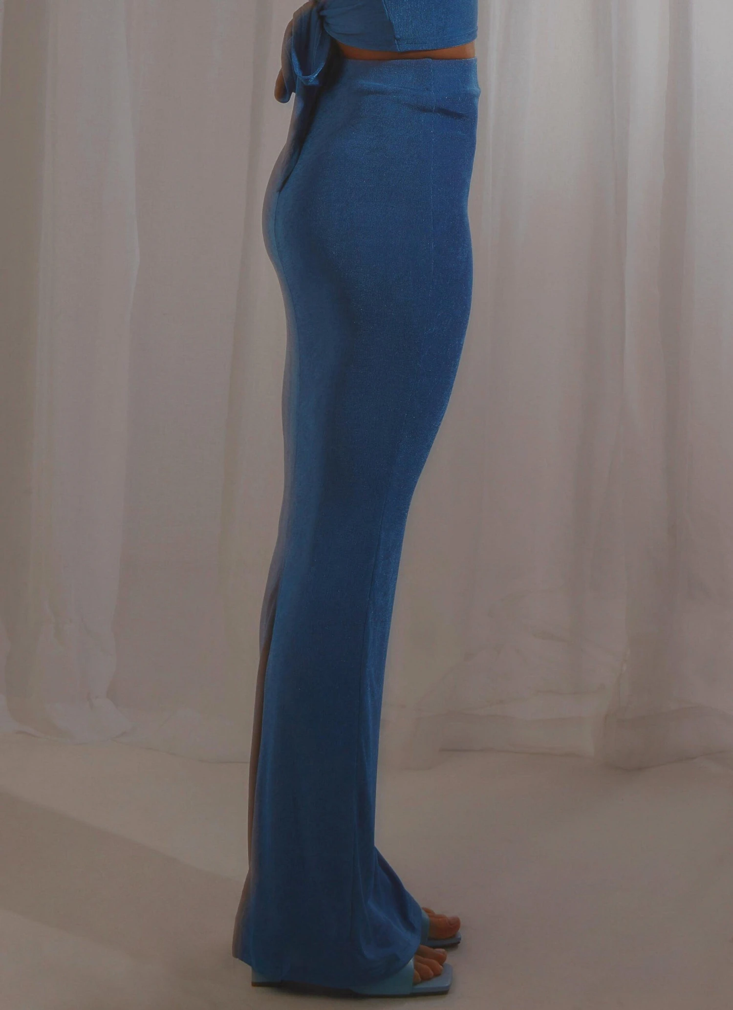 On Arrival Midi Skirt - Cobalt Blue 5 On Arrival Midi Skirt - Cobalt Blue - Image 5