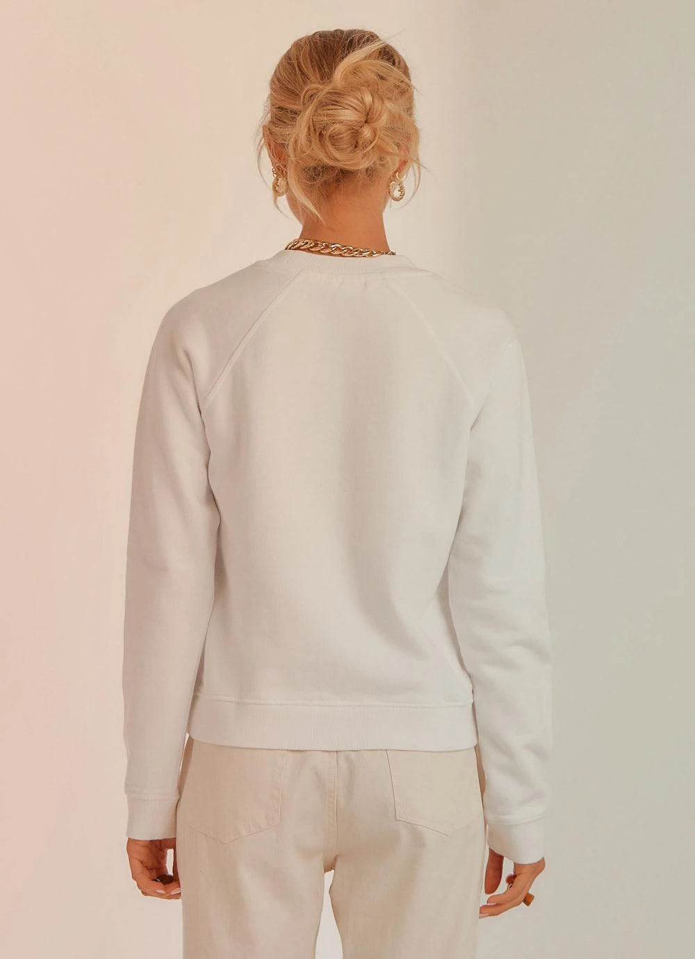 80s Sport Sweater - White 6 80s Sport Sweater - White - Image 6