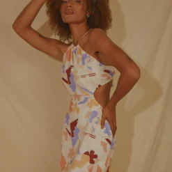 LouLou Mini Dress - Abstract Resort