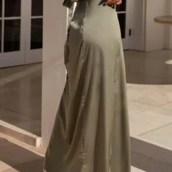 Find Me Satin Maxi Skirt - Olive -Stylo Craze Sales Store f137af167e0947acb48eff9f452bb1dd scaled