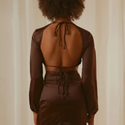 Musier Crop Top - Chocolate 9 Musier Crop Top - Chocolate -Stylo Craze Sales Store f2f58589eac04a49a12897b2ebf5f5d8 scaled