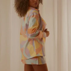 Emme Linen Shirt - Pastel Wave 8 Emme Linen Shirt - Pastel Wave -Stylo Craze Sales Store f3873630bed74b5ab696cc4418f1d846