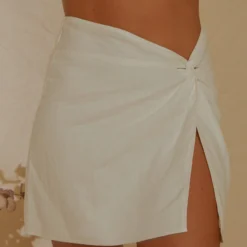 European Edition Mini Skirt - White