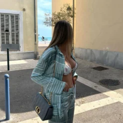 4TH & RECKLESS Norma Shirt - Sage Print