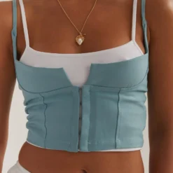 Fusion Crop Top - Antiqued Aqua -Stylo Craze Sales Store fadd2c3ece624ebf8c200084ea4626a9 scaled