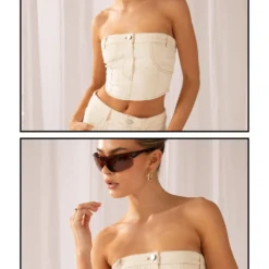 Nailed It Tube Top - Mineral